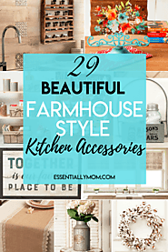 29 Beautiful Farmhouse Style Kitchen Accessories
