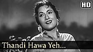 Thandi Hawa Yeh Chandni Suhani - Jhumroo Songs - Kishore Kumar - Madhubala