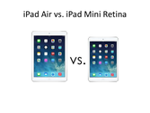 iPad Air vs iPad Mini Retina