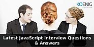 Latest Javascript Interview Questions & Answers