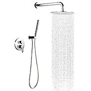Top 10 Best Wall Mounted Rainfall Shower Head with Handheld Combo Reviews 2018-2019 on Flipboard