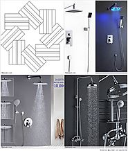 Top 10 Best Wall Mounted Rainfall Shower Head with Handheld Combo Reviews 2018-2019 on Flipboard