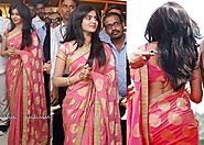 Latest Bollywood Designer Tanishaa Samantha Banarasi Pink Paper Silk S – Mahi Fashion