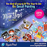 The Best Discount Of The Year Is Out On Decals Printing - RegaloPrint