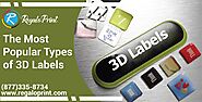 The Most Popular Types of 3D Labels