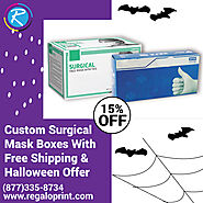 Custom Surgical Mask Boxes With Free Shipping & 15% Halloween Offer
