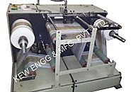 Winding Rewinding Machine with Inkjet Printer, KEW ENGG. & MFG.