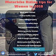 Safe Motorbike Riding tips for Women in 2018 | Auto Insurance Invest