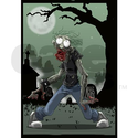 Zombie Undead Shower Curtain on CafePress.com