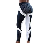 Mesh Pattern Print fitness Leggings – The Ladies Store 3