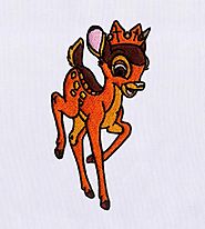 Childlike Charming Prince Bambi Embroidery Design | EMB mall