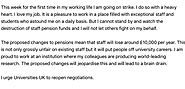 Russell Sandberg on Twitter: "A personal message about the #ucustrike : See also: https://t.co/yIuNDxtT3t… "