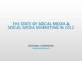 The State of Social Media and Social Media Marketing in 2012