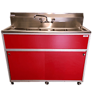 Commercial Three Bowl Sink Model: PSE-2003SD