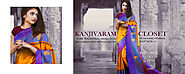 Traditional Pure Kanchi Cotton Sarees for Online Shopping