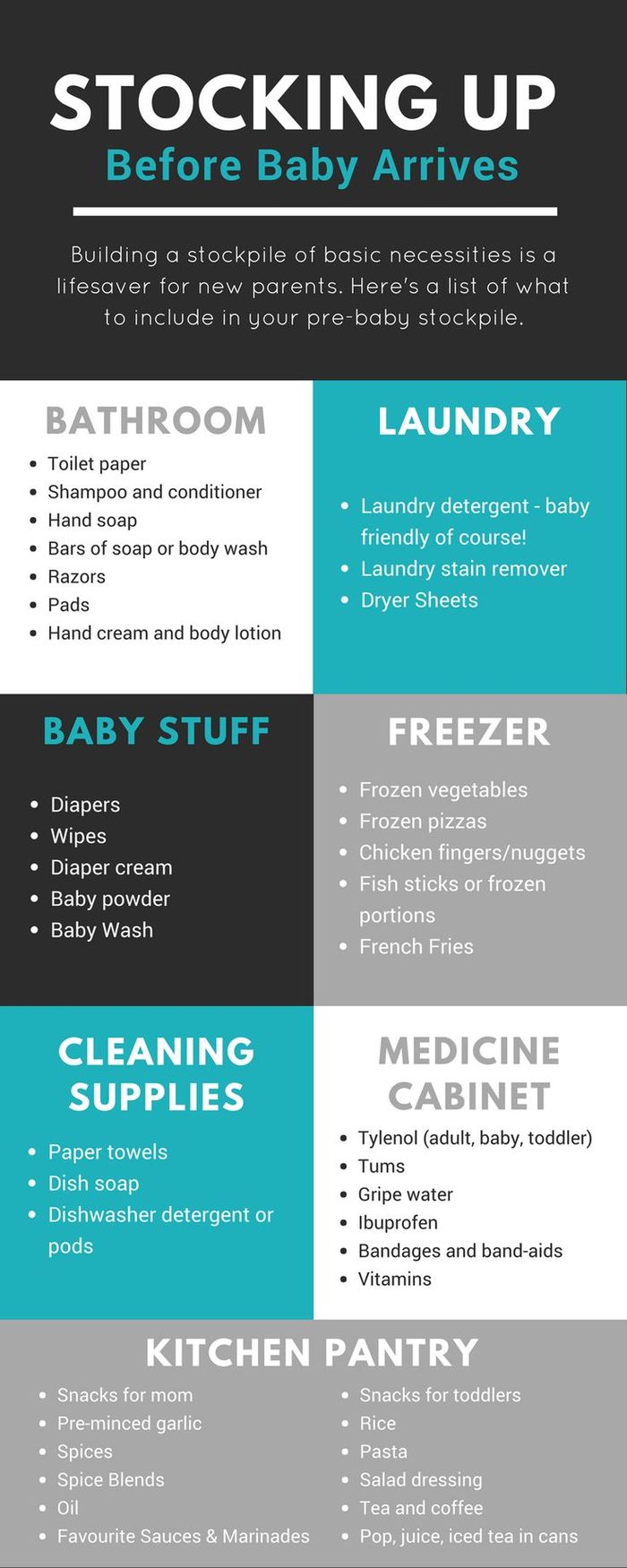 Household Items to Stockpile Before Baby Arrives — Good Life of a Housewife