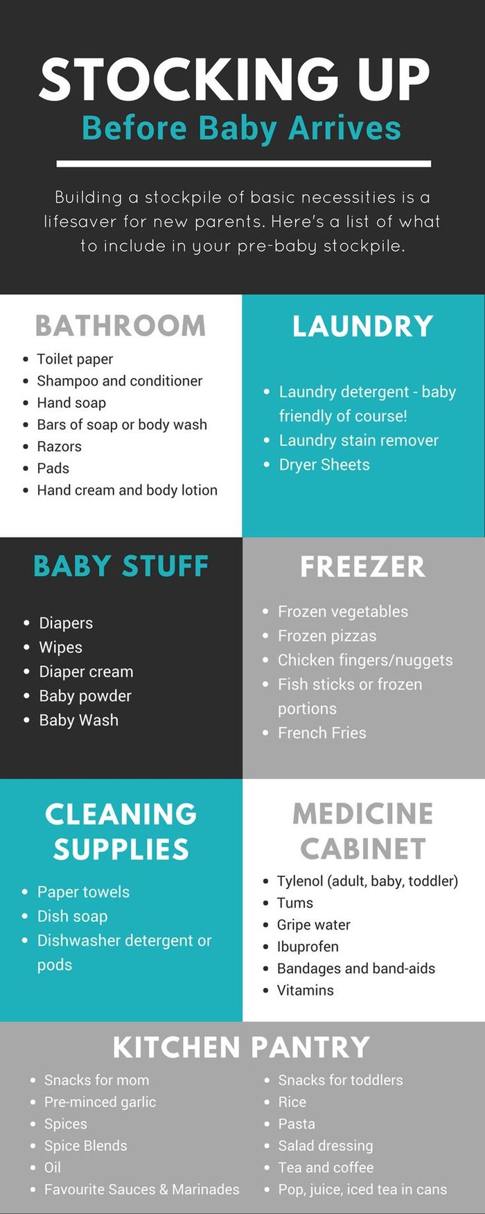 Things to stock up on best sale for baby