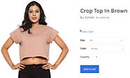 New and Lovely Organic Cotton Crop Top