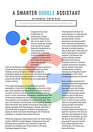 A Smarter Google Assistant is Coming Your Way by ben estrell - issuu