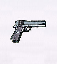 Dangerous and Captivating Gun Embroidery Design | EMBMall