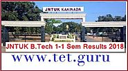 JNTUK B.Tech 1-1 Sem Results 2018 Entire R16-R13 Regular [Supply] www.jntuk.edu.in