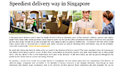 best movers singapore - Quickest delivery way in Singapore