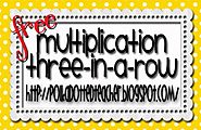 Multiplication Three in a Row