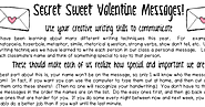 Secret Sweet Valentine Messages