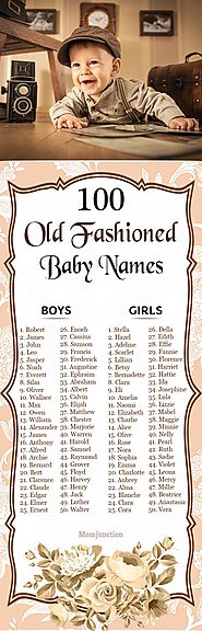 100 Amazing Old Fashioned Baby Names For Boys And Girls | Babies, Future and Pregnancy