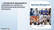 OPERATIONS MANAGEMENT (MCGRAW-HILL SERIES IN OPERATIONS AND DECISION SCIENCES)