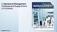 Operations Management: Processes and Supply Chains (11th Edition)