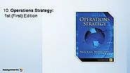 Operations Strategy:1st (First) Edition