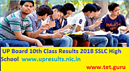 UP Board 10th Class Results 2018 Imp SSLC High Schools Areas www.upresults.nic.in