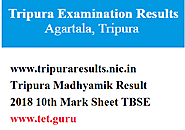 www.tripuraresults.nic.in Tripura Madhyamik Result 2018 10th Mark Sheet TBSE