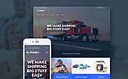 Transit - Logistics and Transportation Service WordPress Theme Business & Services Transportation Trucking Template