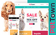 PetTown Pet Store WooCommerce Theme E-commerce Animals & Pets Pet Shop Template