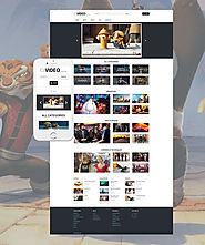Video Records WordPress Theme Business & Services Media Video Gallery Template