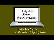 Latest Govt Job Alerts 2018 for Delhi, West Bengal, Chandigarh, Punjab, Maharashtra, Karnataka ~ Daily Job Alerts for...