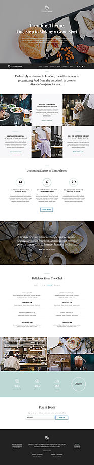 European Restaurant Responsive WordPress Theme Food & Restaurant Cafe and Restaurant Template