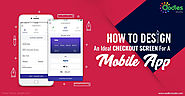 Mobile Checkout Screen For e-Commerce Mobile App Design