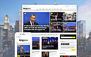 KingNews - Magazine News Portal & Blog WordPress Theme Business & Services Media News Portal Template