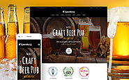 GutenBerg - Beer Pub and Brewery WordPress Theme Food & Restaurant Brewery Pub Template