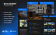 Builderry - Construction Company WordPress Theme Design & Photography Architecture Construction Company Template