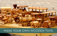 Make wooden toys with these FREE toy plans!!
