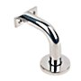 Eclipse Handrail Bracket Polished Stainless Steel 76mm - Handrail Brackets & Caps | Screwfix