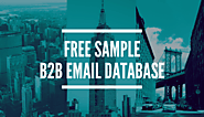 Free Premium Quality B2B Email Database Samples