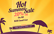 Summer Sale on Optin Contacts Premium Quality Email Database.