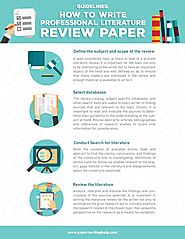 How To Write Professional Literature Review Paper