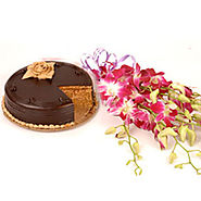 Send Women's Day Cake and Flowers Online - FlowersCakesOnline