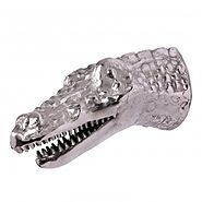Website at https://www.craftvatika.com/exclusive-aluminium-alligator-crocodile-skull-wall-hanging-wild-animal-faux-ta...